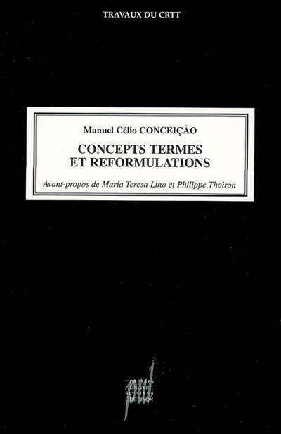 Concepts, termes et reformulations