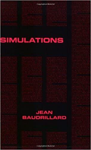 Jean Baudrillard Simulations