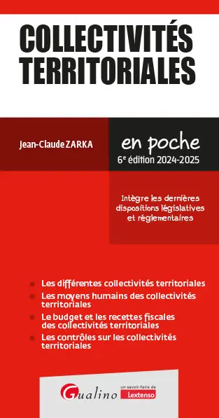 Collectivités territoriales : 2024-2025