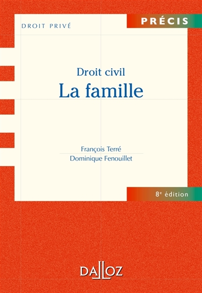 Droit civil : la famille : 2011