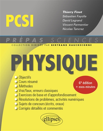 Physique PCSI : nouveaux...
