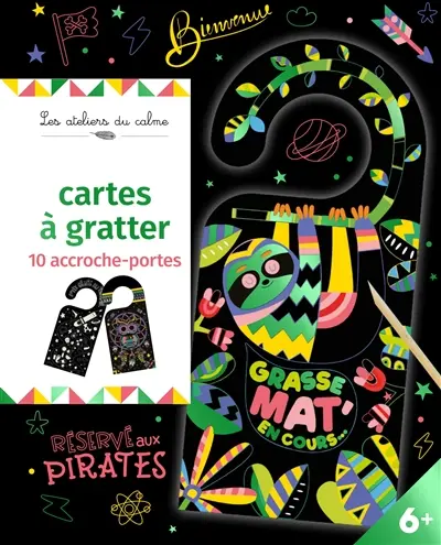 Cartes à gratter : 10 accroche-portes