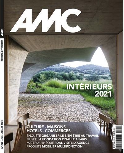 AMC, le moniteur architecture, n° 297. Intérieurs 2021 : culture, maisons, hôtels, commerces