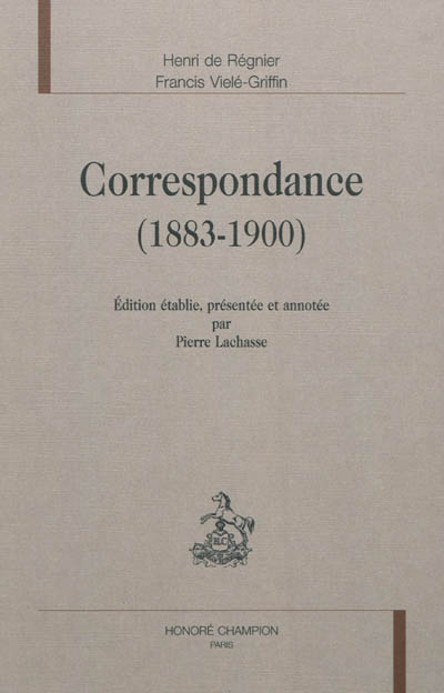 Correspondance : 1883-1900