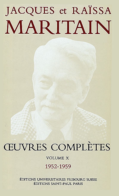 Oeuvres complètes. Vol. 10. 1952-1959