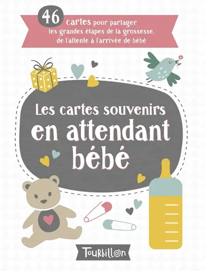Les cartes souvenirs en attendant bébé : 46 cartes pour partager les grandes étapes de la grossesse, de l'attente à l'arrivée de bébé