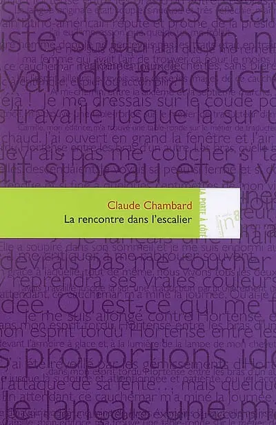 La rencontre dans l'escalier