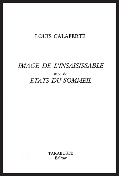 Image de l'insaisissable. Etats du sommeil