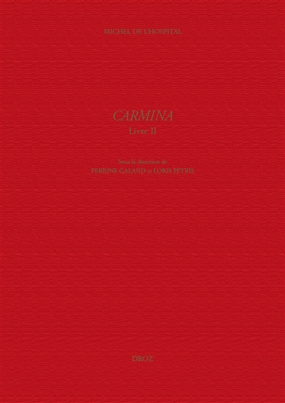 Carmina. Vol. 2