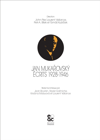 Jan Mukarovsky : écrits 1928-1946