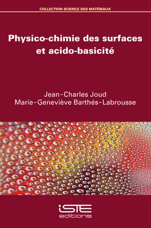 Physico-chimie des surfaces et acido-basicité