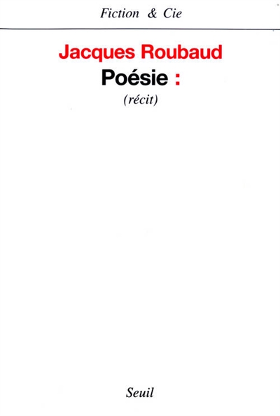 Poésie : récit