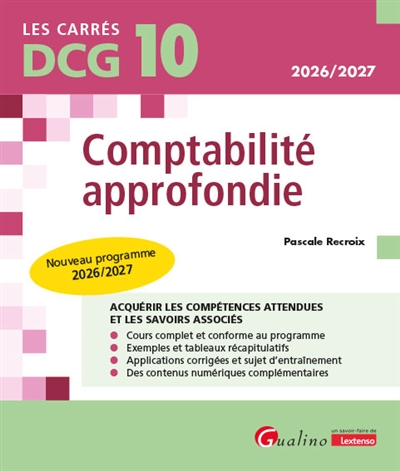 Comptabilité approfondie,...