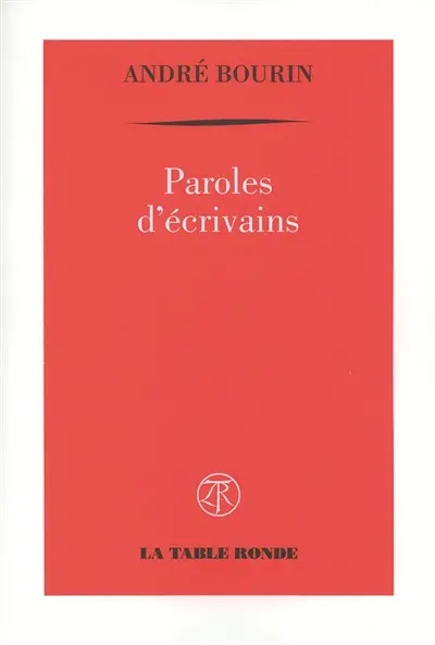 Paroles d'écrivains