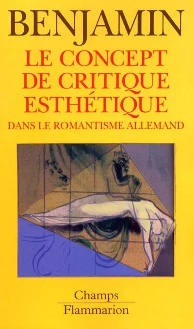 Le concept de critique esthétique dans le romantisme allemand