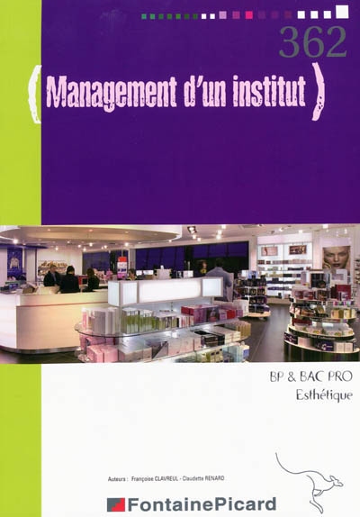 Management d'un institut, BP & bac pro esthétique