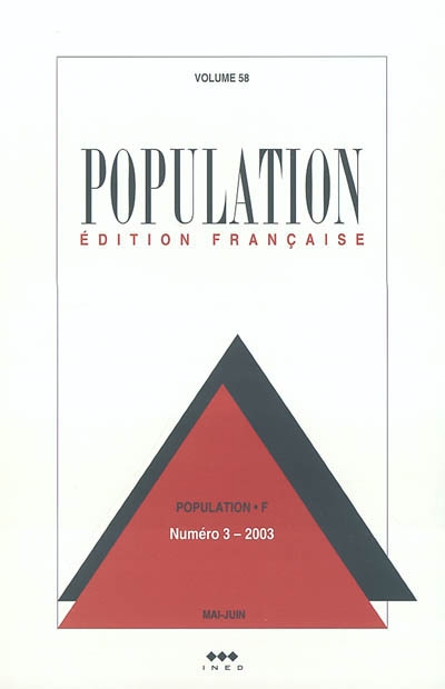 Population, n° 3 (2003)