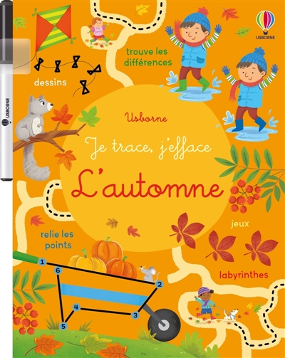 L'automne : Je trace, j'efface : dès 3 ans
