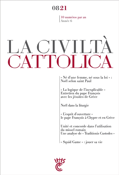 Civiltà cattolica (La), n° 8 (2021)