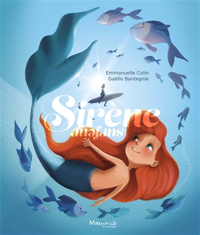 Sirène. Surfeur