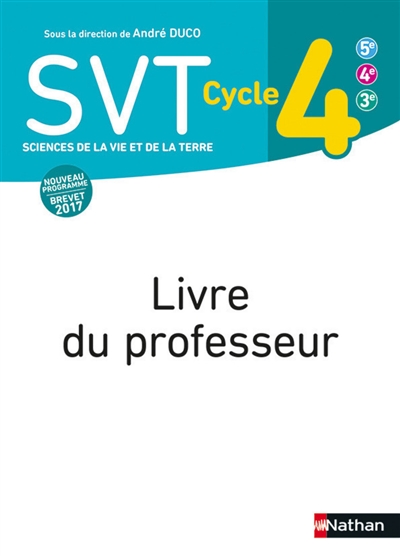 SVT cycle 4 : livre du...