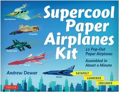 Supercool Paper Airplanes Kit