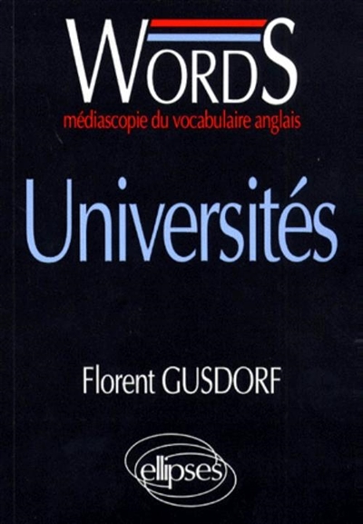 Words universités : médiascopie du vocabulaire anglais