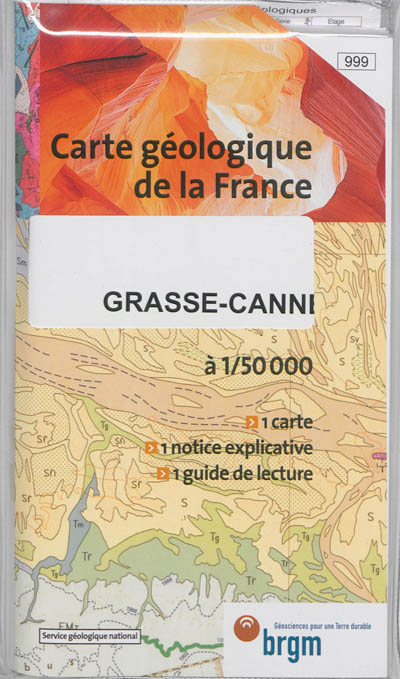 Grasse-Cannes : carte géologique de la France