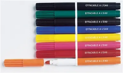 Gros feutres à tableau