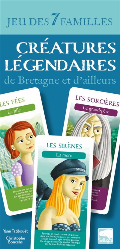 Créatures légendaires de Bretagne et d'ailleurs : jeu des 7 familles