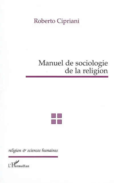 Manuel de sociologie de la religion