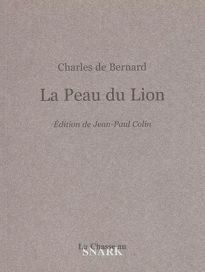 La peau du lion
