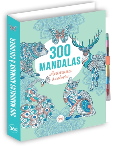 300 mandalas : animaux à...