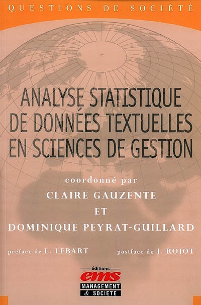 Analyse statistique des données textuelles en sciences de gestion : concepts, méthodes et applications