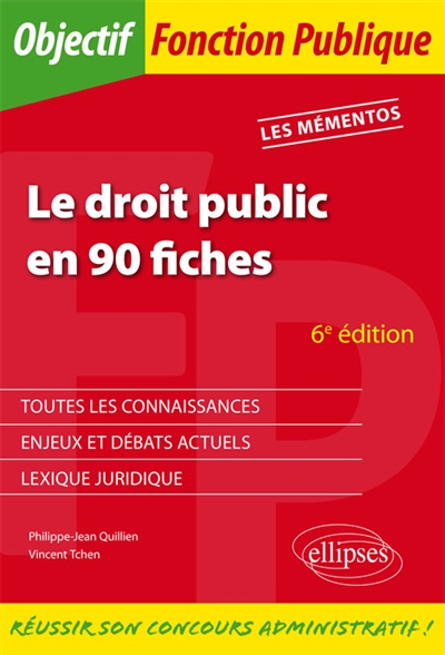 Le droit public en 90 fiches