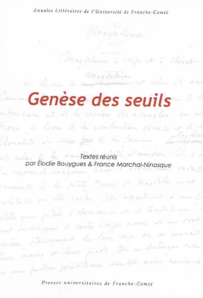 Genèse des seuils