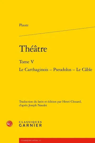 Théâtre. Vol. 5