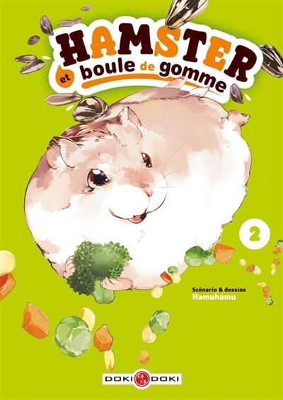 Hamster et boule de gomme....