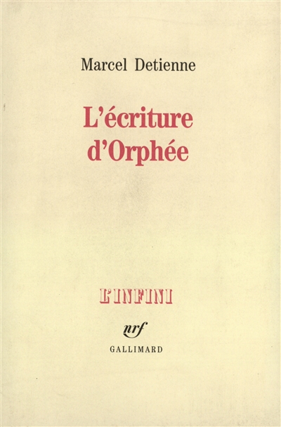 L'Ecriture d'Orphée