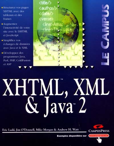 Développement Web avec XHTML, XML, JavaScript, DHTML et Java 2