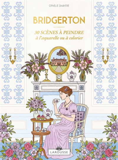 Bridgerton : 30 planches à peindre à l'aquarelle ou à colorier