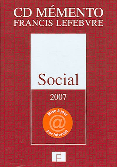 CD mémento Francis Lefebvre social 2007