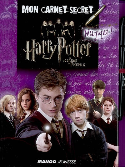 Harry Potter et l'Ordre du Phénix : mon carnet secret magique !