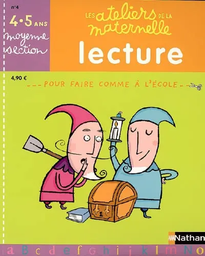Lecture, moyenne section 4-5 ans : pour faire comme à l'école