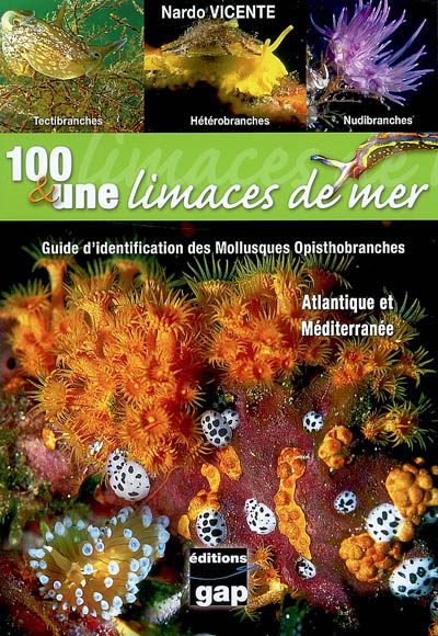 100 & une limaces de mer : guide d'identification des mollusques opisthobranches, Atlantique et Méditerranée