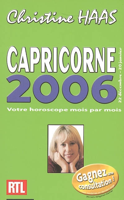 Capricorne 2006 : 22 décembre-20 janvier