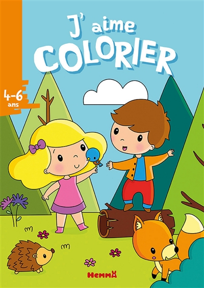 La forêt-renard : j'aime colorier, 4-6 ans