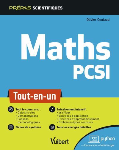 Maths PCSI : tout-en-un