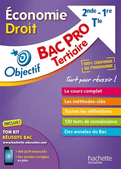 Economie, droit, bac pro tertiaire, 2de, 1re, terminale