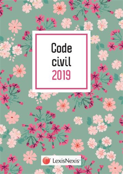 Code civil 2019 : motif fleurs
